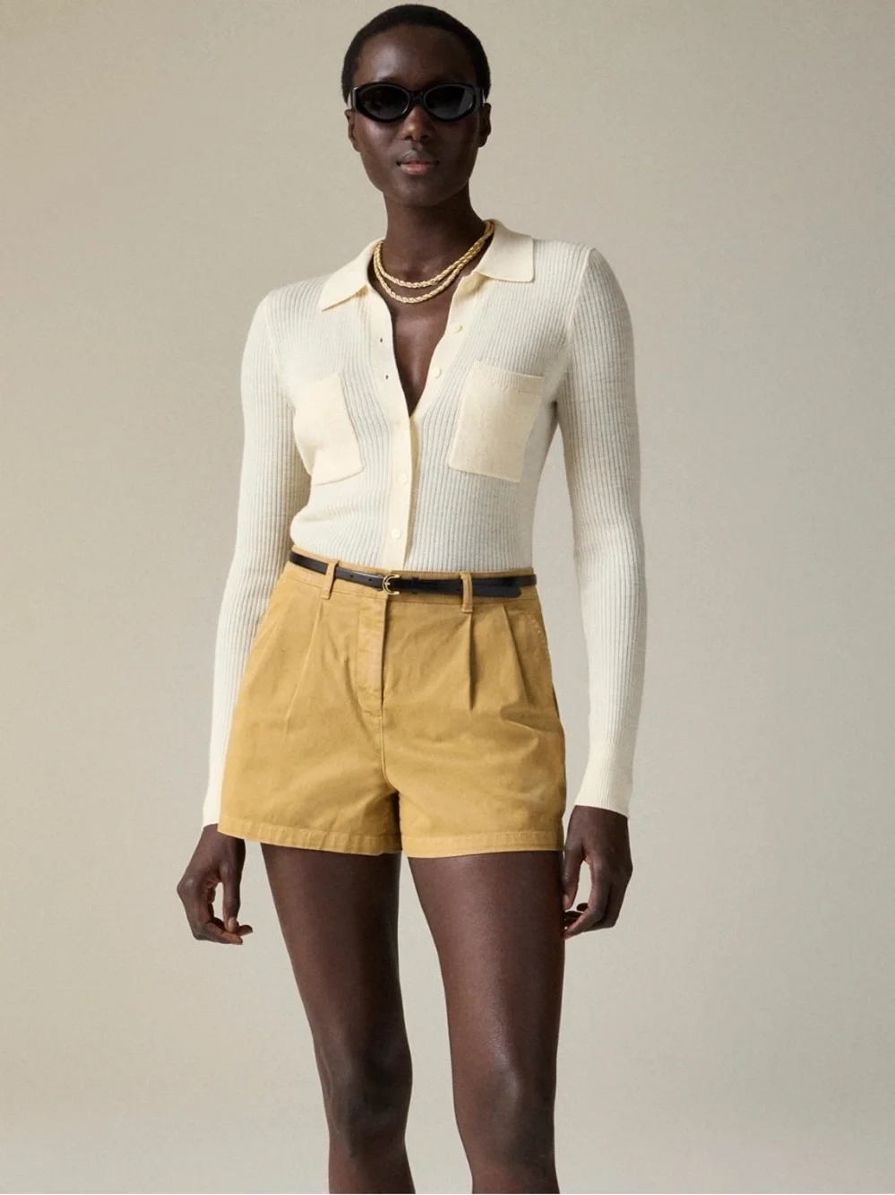 🆕 J.Crew Pleated Chino Shorts